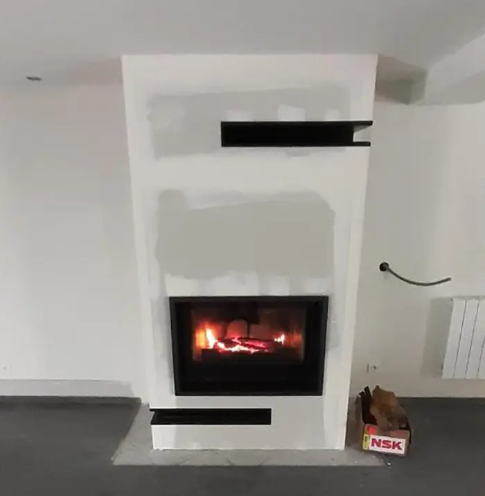 Installation d'un insert à bois par Sol Flamme à Lorris
